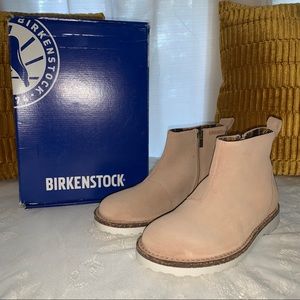 Birkenstock Melrose Suede Leather Boots in Nude SIZE 36 NWT